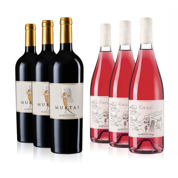 3 x “Murtas” IGT Toscana Rosso e 3 x “Rosè” IGT Toscana Sconto 15%